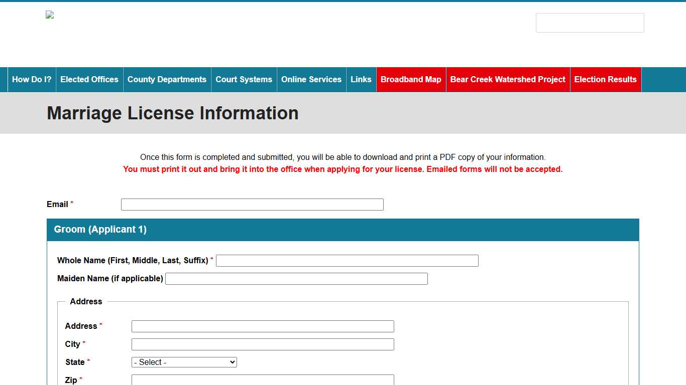 Marriage License Information Madison County Mississippi